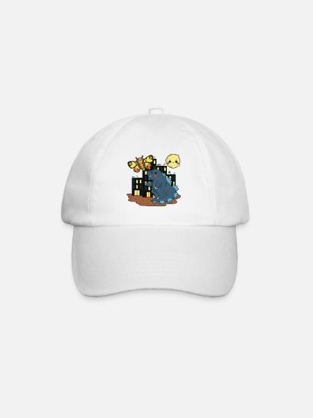 The Fight of the Monsters - Baseball Cap - white/white