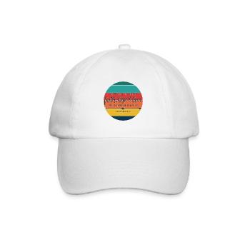 Conception chrétienne Foi, espérance et amour - Casquette classique - blanc/blanc - Devant