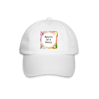 Spirit of a fairy - Baseball Cap - white/white - Front