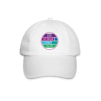 Sorry - Baseball Cap - white/white - Front