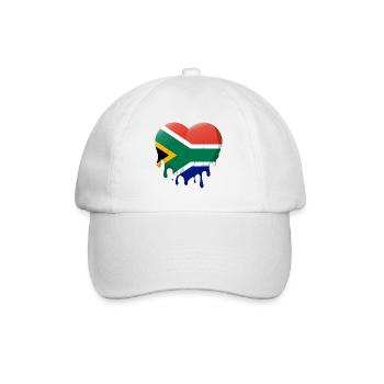 South Africa flag Africa South African flag - Baseball Cap - white/white - Front