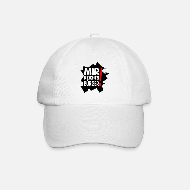 reicht mir I - Baseballkappe - Weiß/Weiß
