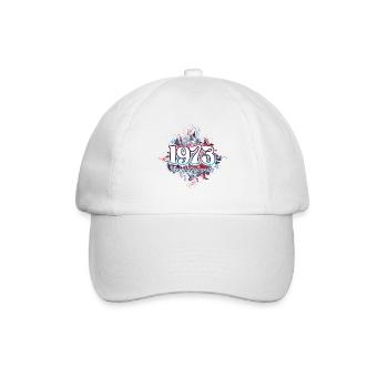 Fête Anniversaire Femme 1973 50 Ans Anniversaire - Casquette classique - blanc/blanc - Devant
