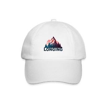 Mountain Longing - Baseballkappe - Weiß/Weiß - Vorne