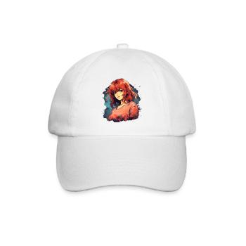 Anime Girl - Casquette classique - blanc/blanc - Devant