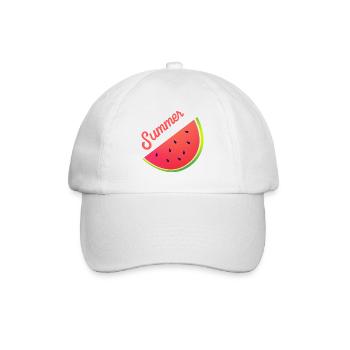 Summer Melon - Baseballkappe - Weiß/Weiß - Vorne