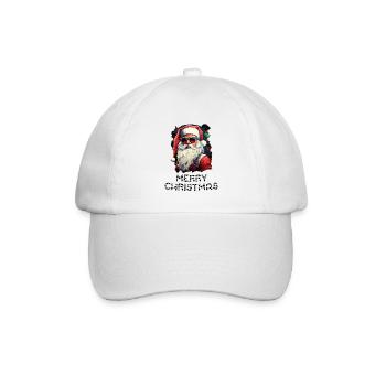Santa Claus - Marry Christmas - Baseball Cap - white/white - Front