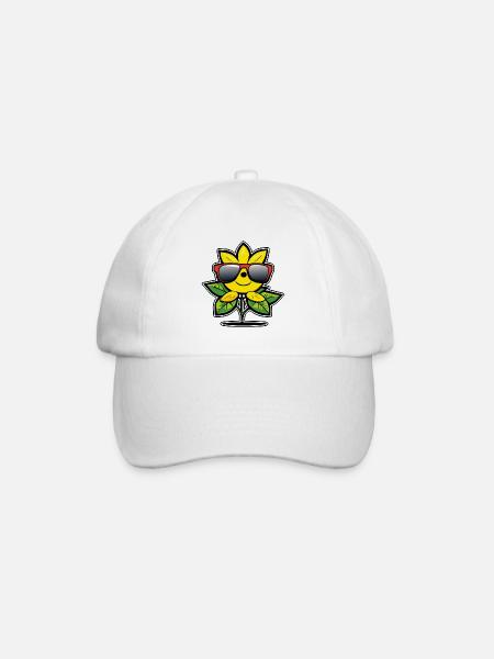Cartoon Lemon - Baseball Cap - white/white