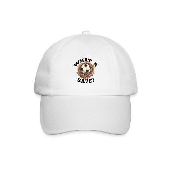 Balle de football - Quelle sauvegarde! - Casquette classique - blanc/blanc - Devant