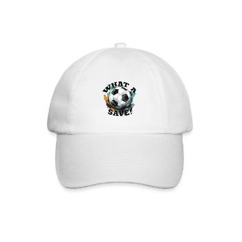 Balle de football - Quelle sauvegarde! - Casquette classique - blanc/blanc - Devant