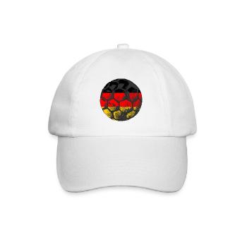 Germany Flag German Flag Used Look Homeland - Baseball Cap - white/white - Front