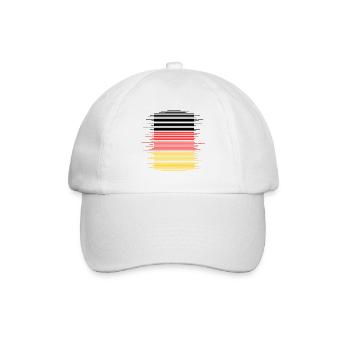 Germany Flag German Flag Used Look Home - Baseball Cap - white/white - Front