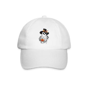 Ghost With a Pumpkin 4 - Casquette classique - blanc/blanc - Devant