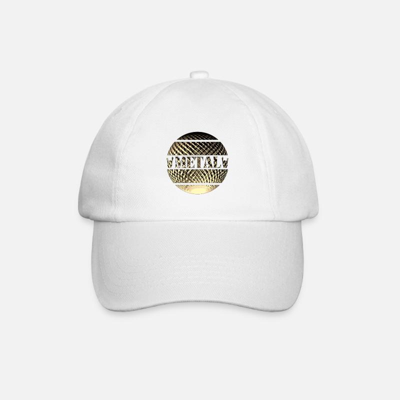 Metal - Baseballkappe - Weiß/Weiß