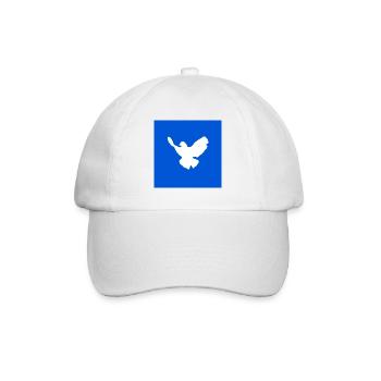 Dove of peace - Baseball Cap - white/white - Front