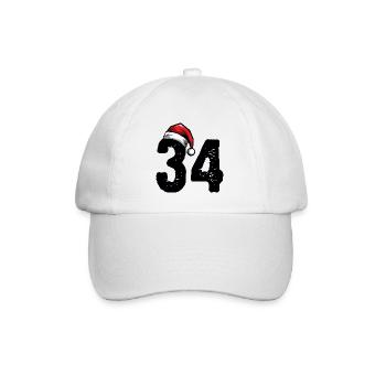34 Numéro Noël - Casquette classique - blanc/blanc - Devant