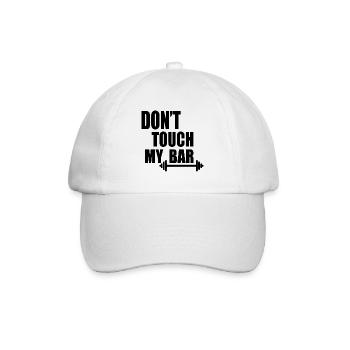 dont touch my bar - Casquette classique - blanc/blanc - Devant