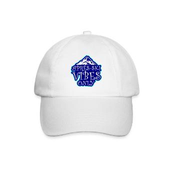 Apres Ski Vibes Only - Baseballkappe - Weiß/Weiß - Vorne