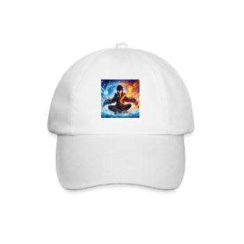 Mystic Warrior - Baseballkappe - Weiß/Weiß - Vorne