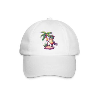 colibri oiseau vacances d’été à la plage - Casquette classique - blanc/blanc - Devant