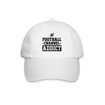 Love to watch American football - Baseball Cap - white/white - Front