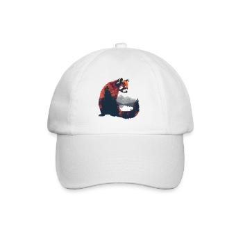 Panda roux Chat Ours Panda roux - Casquette classique - blanc/blanc - Devant