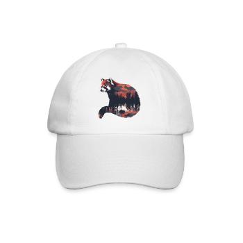 Panda roux Chat Ours Panda roux - Casquette classique - blanc/blanc - Devant
