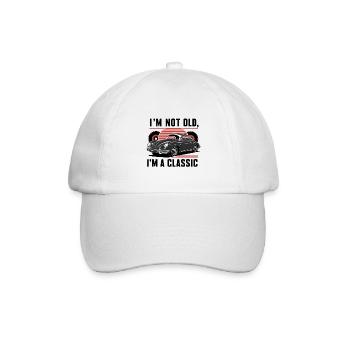 I'm not old, I'm a classic. - Baseballkappe - Weiß/Weiß - Vorne