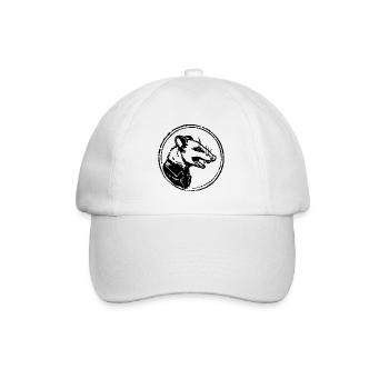 Opossum - Baseballkappe - Weiß/Weiß - Vorne