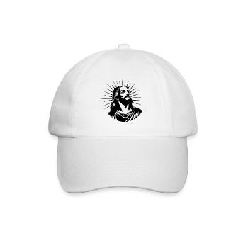 Jésus-Christ Catholique Religion Christianisme - Casquette classique - blanc/blanc - Devant