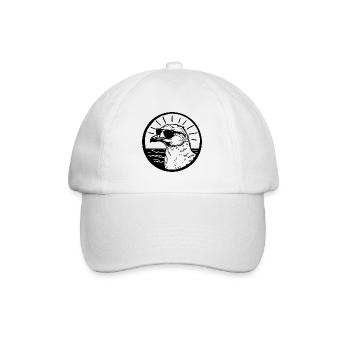 Mouette - Casquette classique - blanc/blanc - Devant