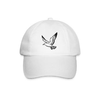 Mouette - Casquette classique - blanc/blanc - Devant