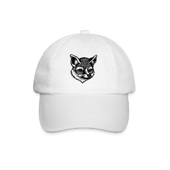 Fuchs Füchse - Baseballkappe - Weiß/Weiß - Vorne