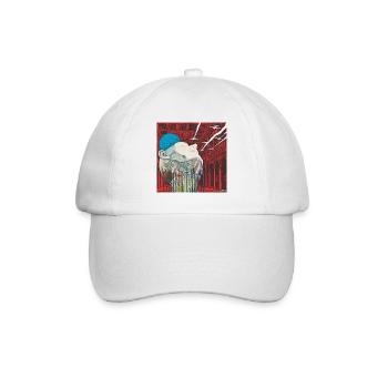 HEAD SPACE - COLLAGE - Baseball Cap - white/white - Front