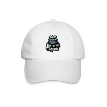 Hexenkessel – Brewing Trouble - Baseballkappe - Weiß/Weiß - Vorne
