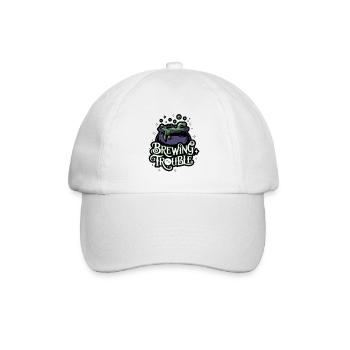 Hexenkessel – Brewing Trouble - Baseballkappe - Weiß/Weiß - Vorne