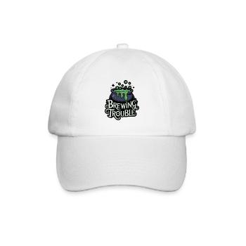 Hexenkessel – Brewing Trouble - Baseballkappe - Weiß/Weiß - Vorne