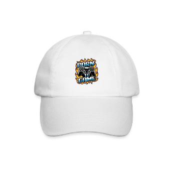 Born to Game – Manette de jeu - Casquette classique - blanc/blanc - Devant