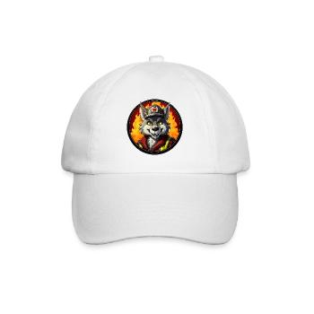 Wolf Fire Brigade - Baseball Cap - white/white - Front