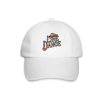 La danse en ligne : mon hobby - ma passion - mon truc - Casquette classique - blanc/blanc - Devant