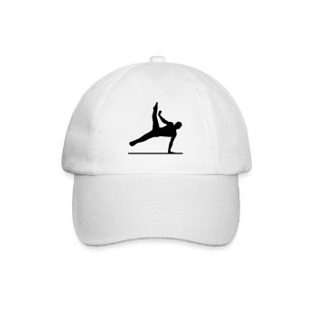 Turner, turner, Gymnast, Sportler, Akrobat - Baseballkappe - Weiß/Weiß - Vorne
