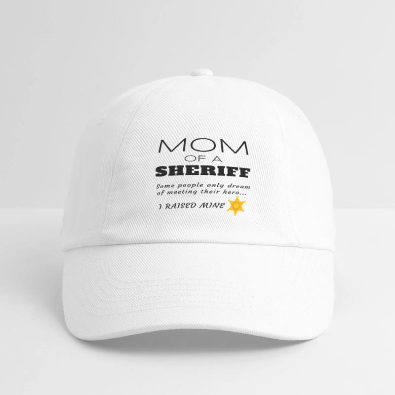 Stolze Mutter einer Sheriff-Mutter Geschenk mit Abzeichen Baseballkappe