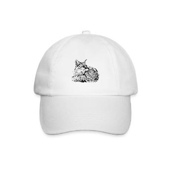 Fuchs - Baseballkappe - Weiß/Weiß - Vorne