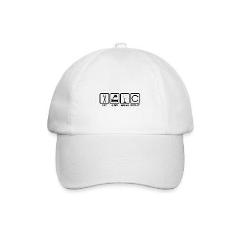 Riesling Wine T Shirt - Mangez Sommeil Répétez - Casquette classique - blanc/blanc - Devant