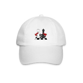 Schach - Baseballkappe - Weiß/Weiß - Vorne