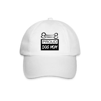 Fiers chiens maman - Casquette classique - blanc/blanc - Devant