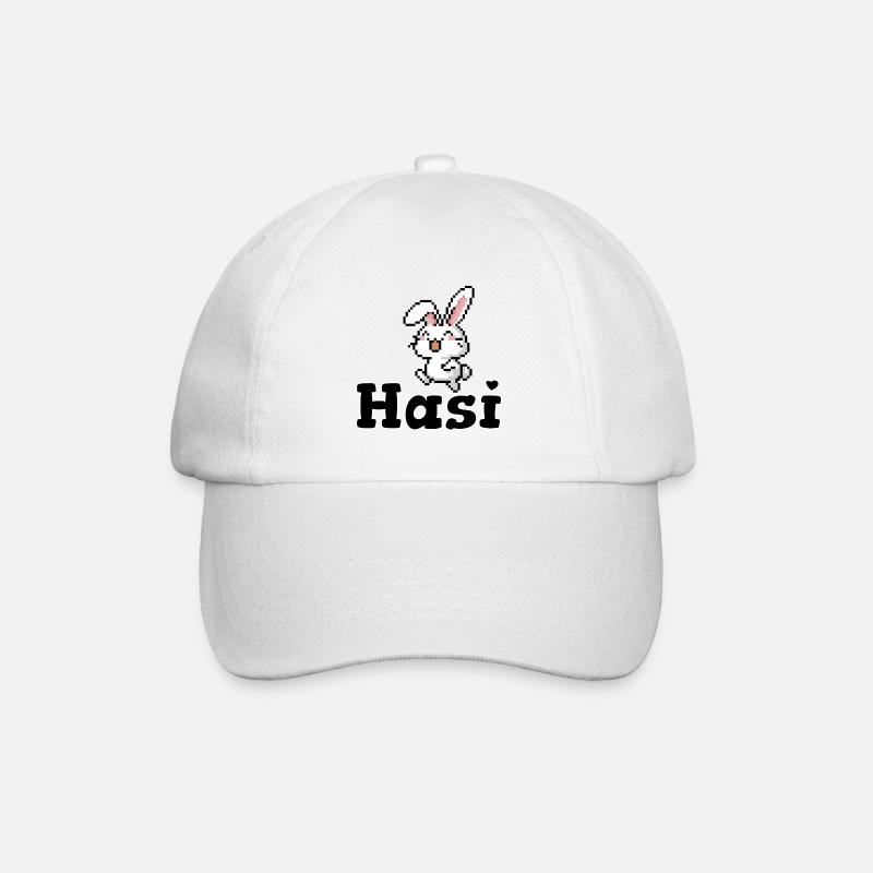 Hasi - Baseballkappe - Weiß/Weiß