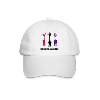 Cheerleading, Cheerleader - Baseball Cap - white/white - Front