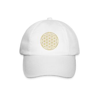 Flower of Life - Solo 3 - Baseball Cap - white/white - Front