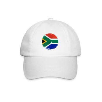 Afrique du Sud Drapeau Afrique Afrique Afrique du Sud - Casquette classique - blanc/blanc - Devant